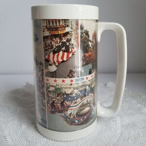 Walt Disney World Mug Bicentennial America on Parade Thermo Serv Vintage 1976